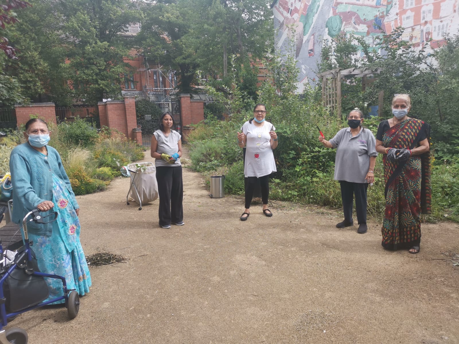 our members getting ready to do some gardening